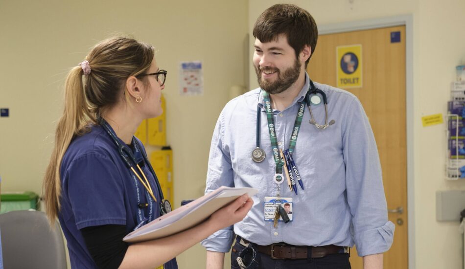 Dr Demetra Kyriakides and Dr Ciaran Scott